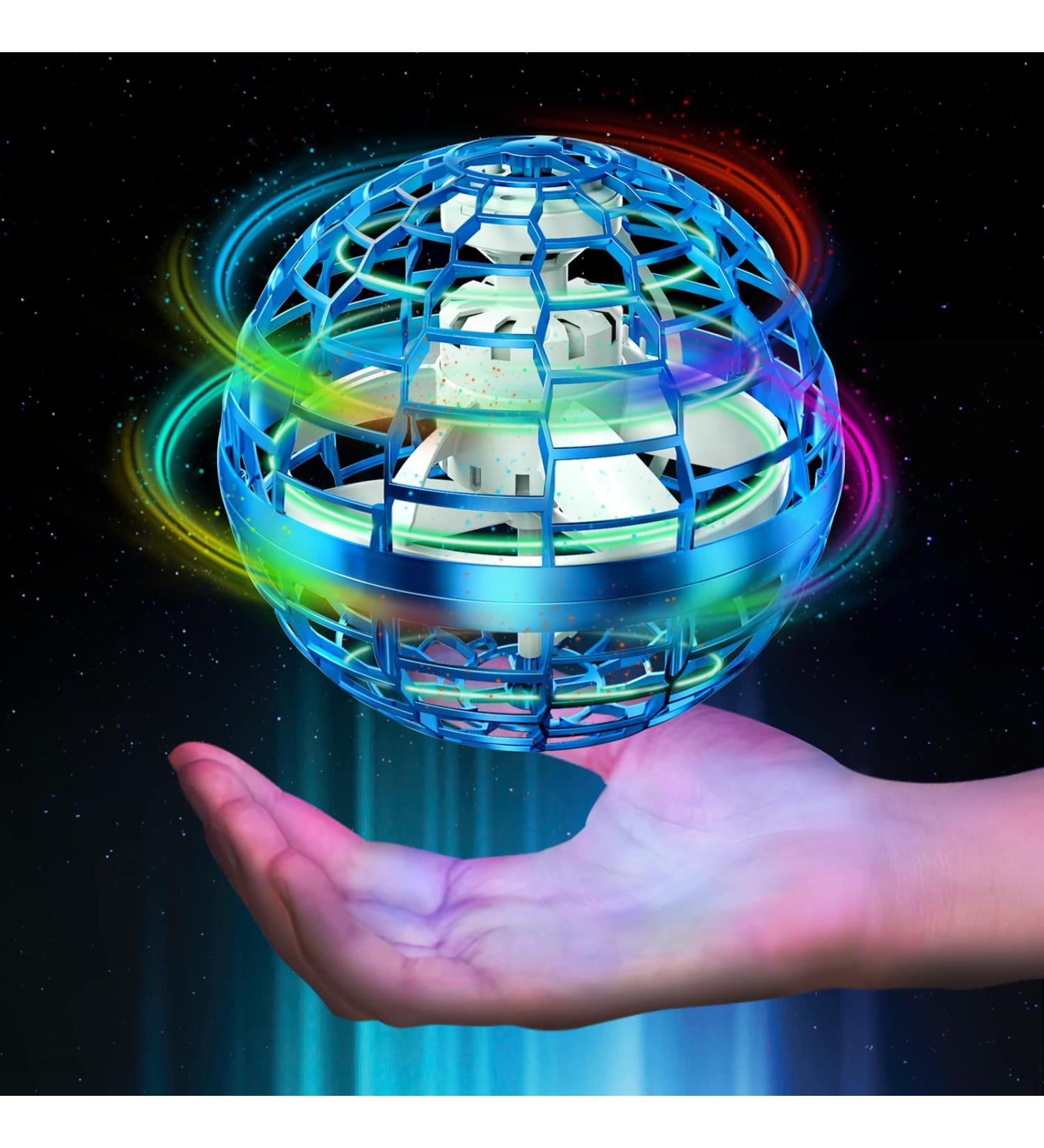 Flying Magic Ball Toys Led Magic Hand Controlled Spinner 360° Rotating Toy