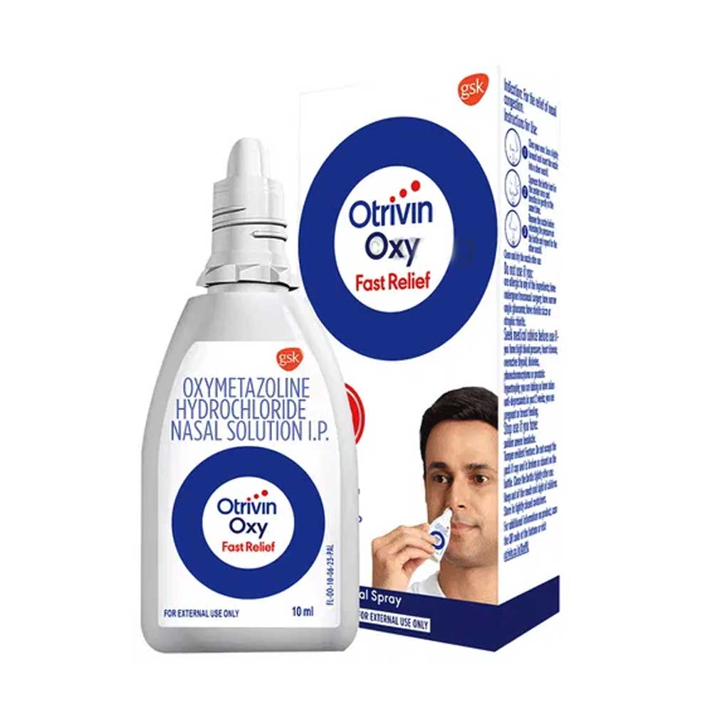 Otrivin Oxy Fast Felief Adult Nasal Spray 10ml INDIAN