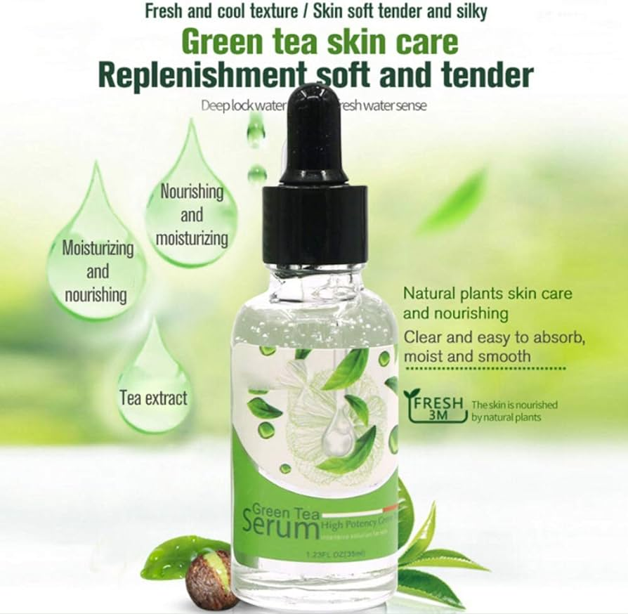Green Tea Face Serum – Anti-UV, Anti-Pollution, Skin Barrier Booster