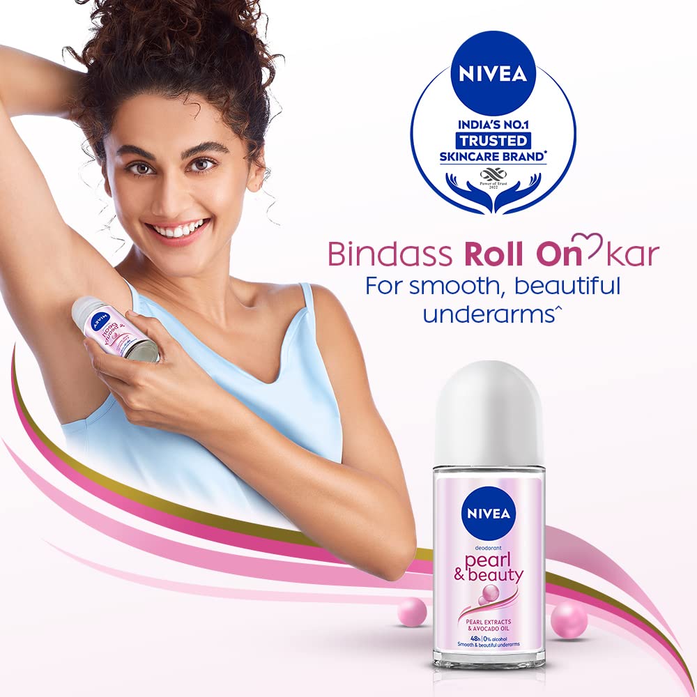 NIVEA Female Roll On Pearl & Beauty (25ml)