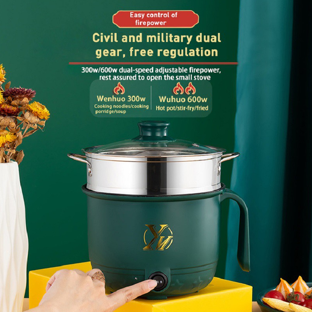 1.8 L Multifunctional Non-stick Mini Rice Cooker Non-Coated Household Electric Cooker Electric Frying Pan