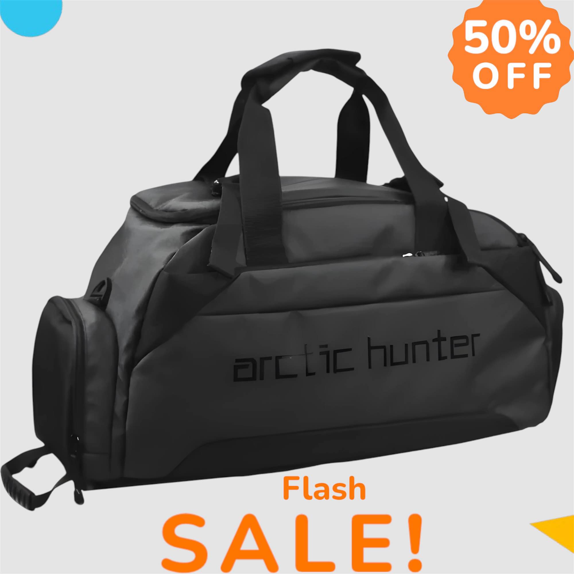 Arctic Hunter 4-in-1 Waterproof Travel Duffel Gym Sports Bag