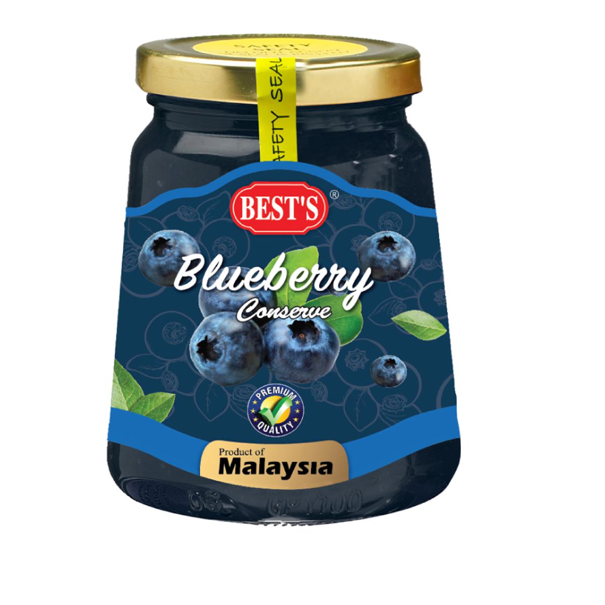 BEST'S Blueberry Conserve Jam (Malaysia) 450gm