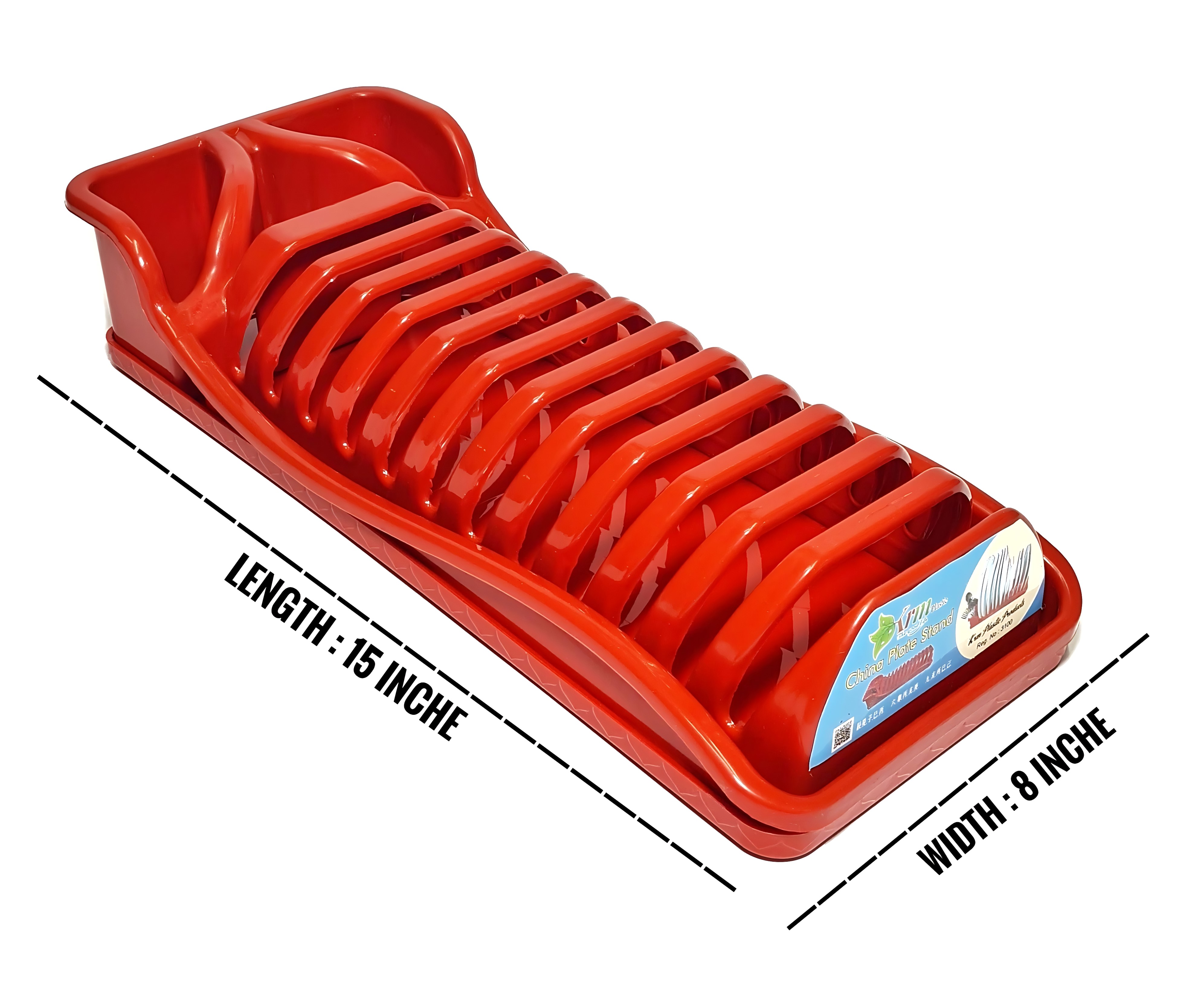 Plastic Plate Stand (holder) 1 pieces. Classic Plate Stand Plastic, Plastic Plate Stand Display Holder for Kitchen