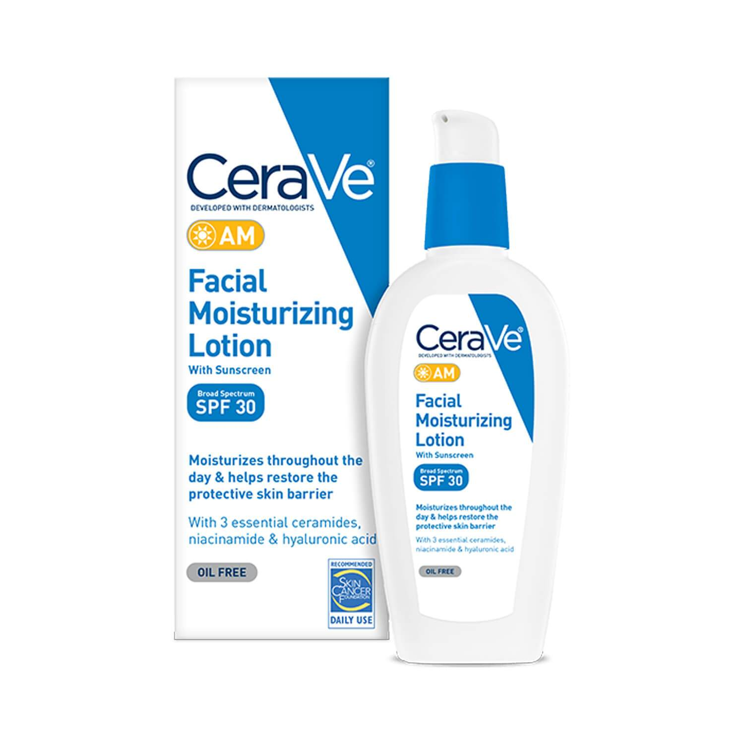 CeraVe AM Facial Moisturizing Lotion Fragrance Free 89 ml