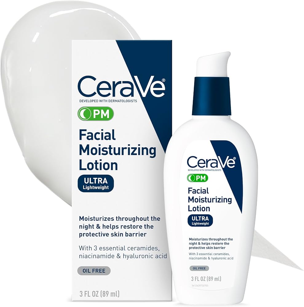 CeraVe PM Facial Moisturizing Lotion Fragrance Free for Nighttime 89 ml