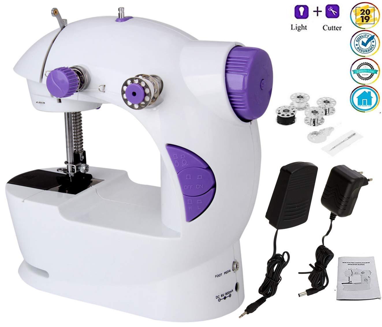 Dual Speed Portable Mini Electric Pedal Sewing Machine