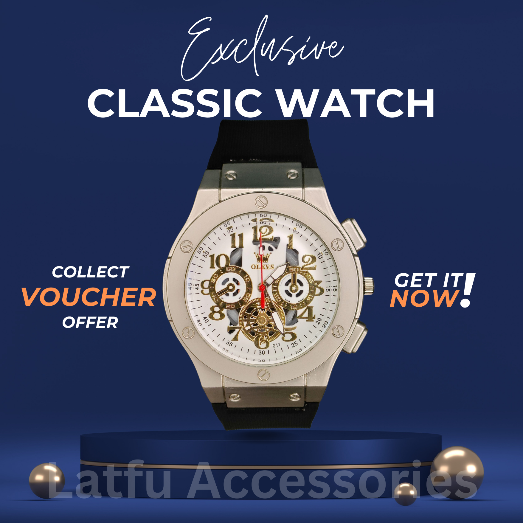 2025 Latest Skelton Stylish Premium Watch for Men By Latfu