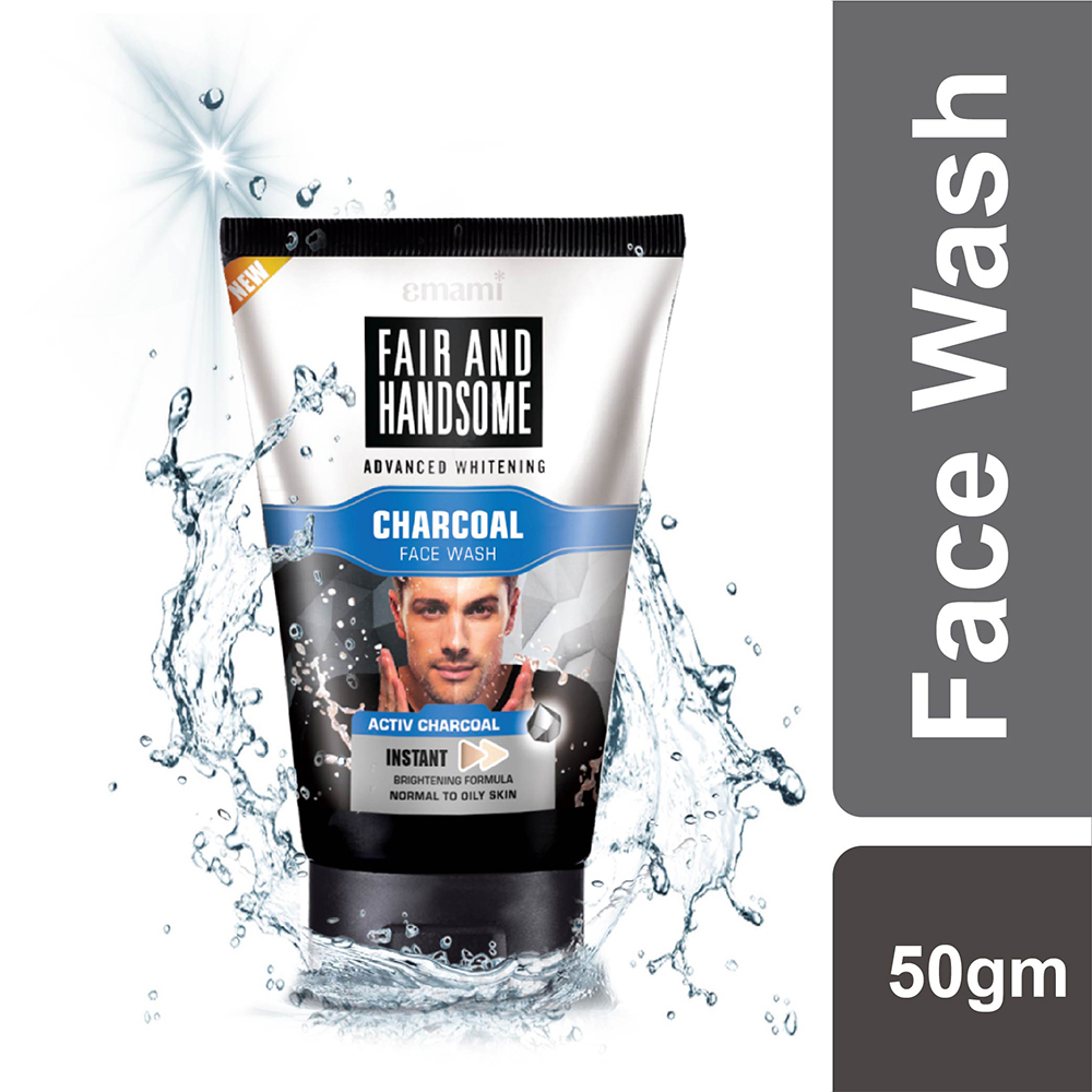 Indian Product Emami Fair&Handsome Instan Radiance Face wash For Men.. 150gm