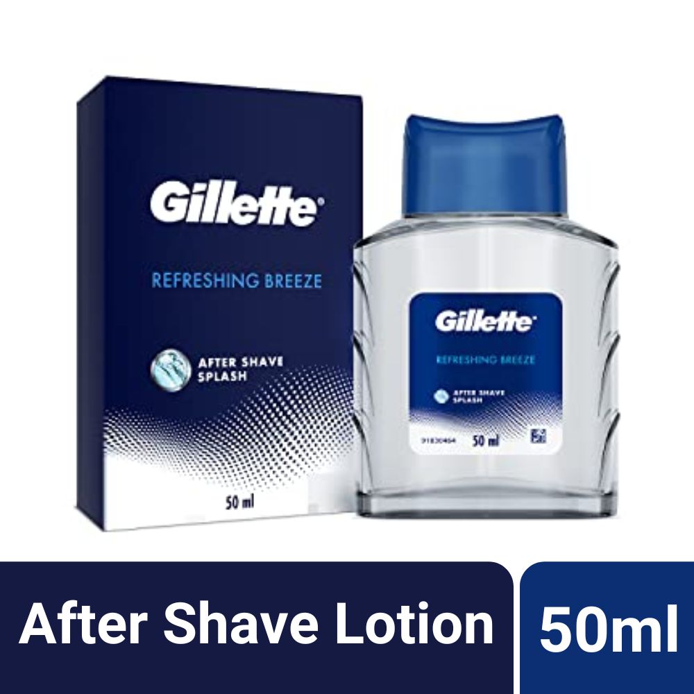 50 ml Gillette Refreshing Breeze after shave Indian product used for male