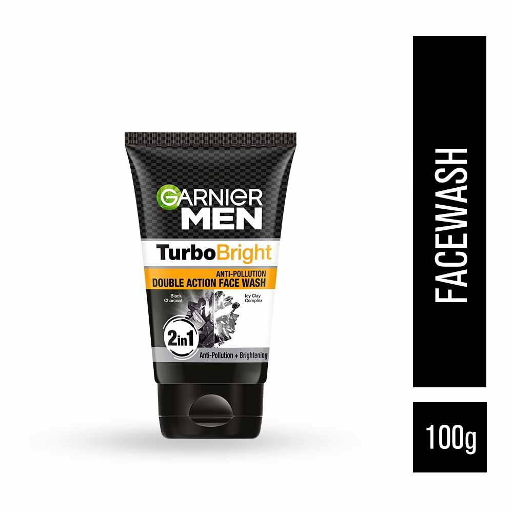 International Indian Product Garnier Men Turbo Bright Double Action 100 Ml