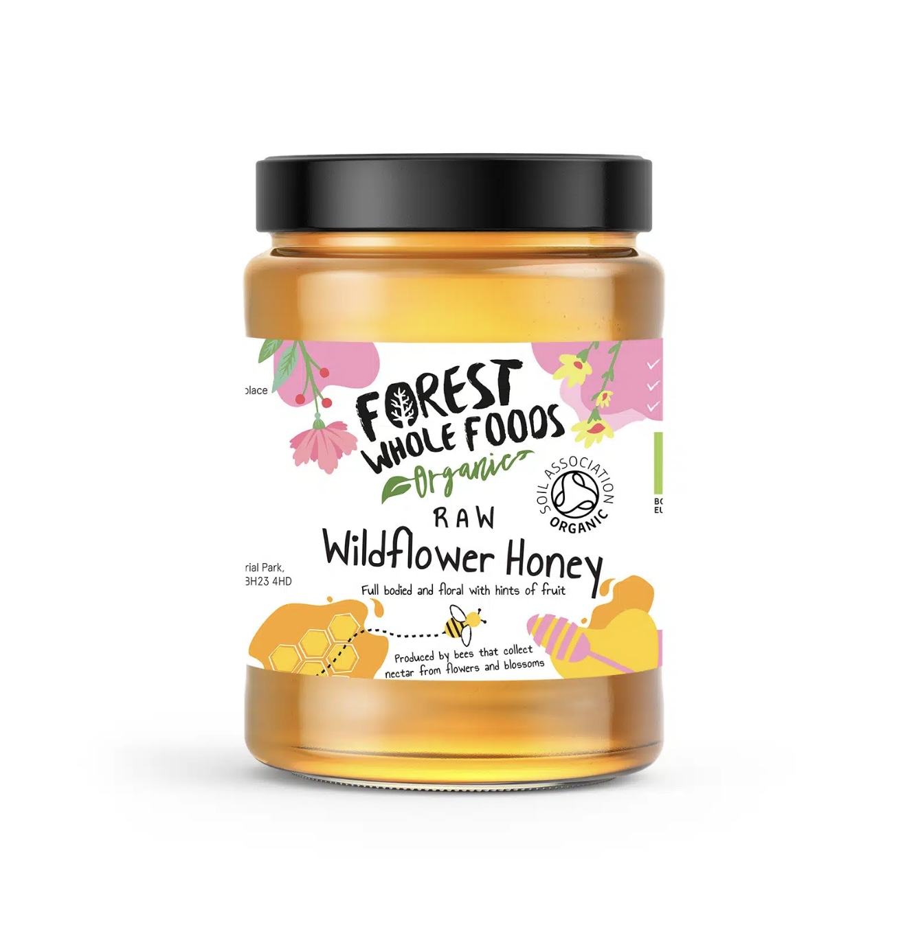 Organic Raw Wildflower Honey - 250gm