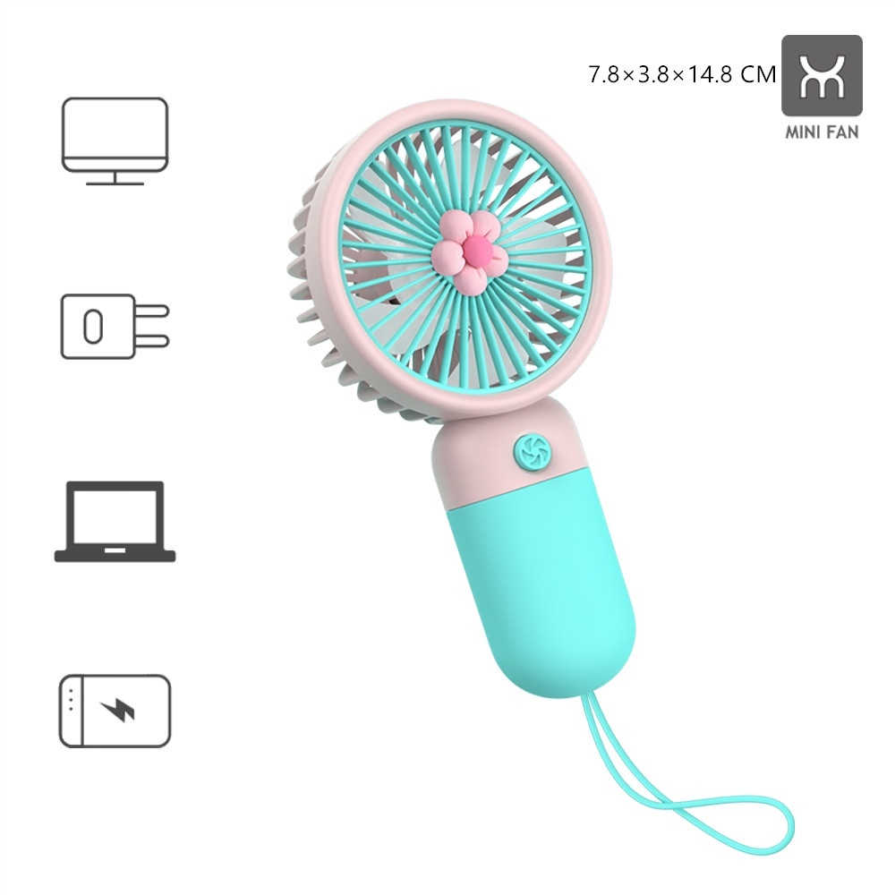 Portable Mini Rechargeable Travel Fan For Indoor And Outdoor Use Handheld 3 Gear Speed Desktop Fan Stylish Fan – Travel Fan, Mini Fan Body, USB Charging, Perfect for Outdoor & Indoor Use By Pucxo