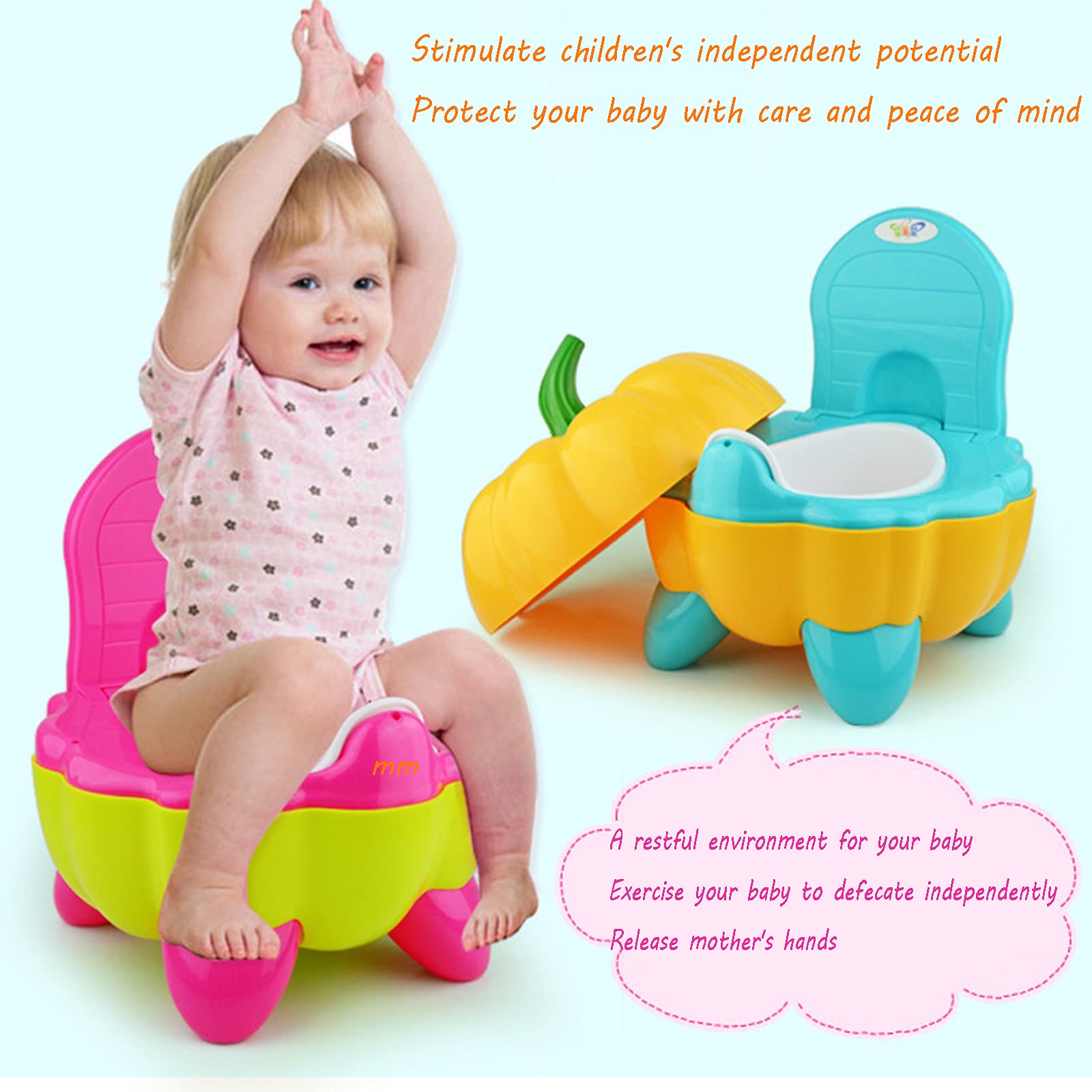 Foldable Portable Travel Potty - Training Toilet Seat for Boys & Girls, Novelty Yellow Banana Design, Comfy Toddler WC Chair