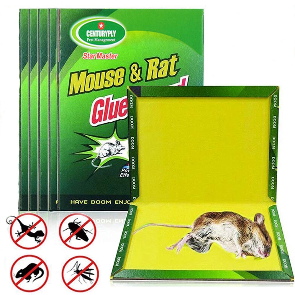 Rat Trap Mouse Board Sticky Mice Glue Trap High Effective Rodent Rat Snake Bugs Catcher Pest Control Reject Non-Toxic Eco-Friendly