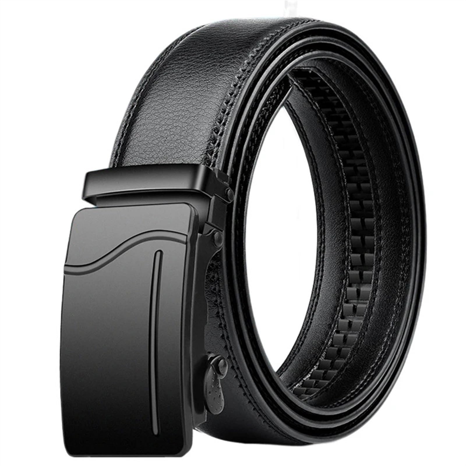 Black Leather Formal Belt For Men - Belt For Men