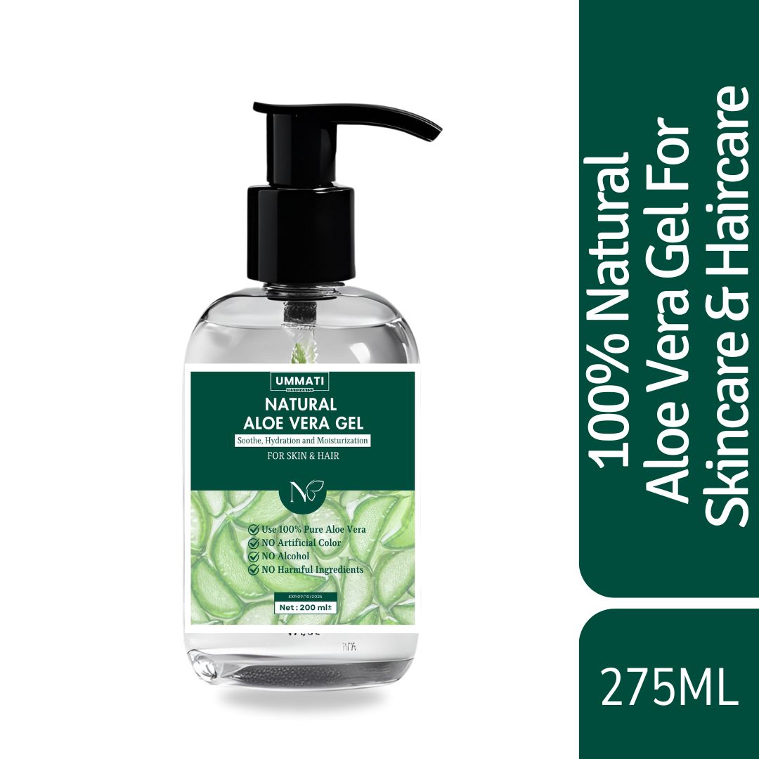 100% Natural Aloe Vera Gel For Skincare & Haircare - Women's & Men's