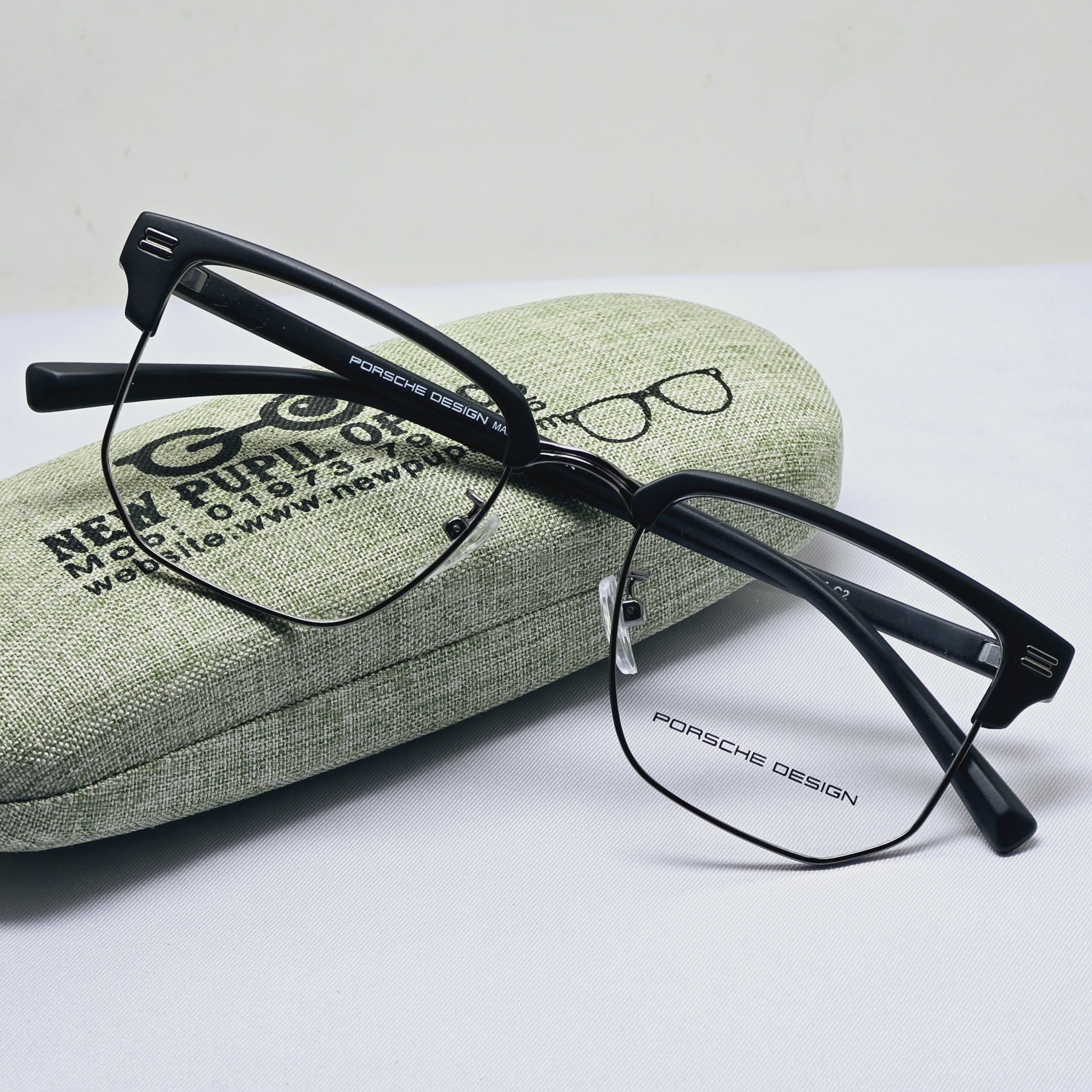 Porsche Design Metal Carbon Mixed Eyeware Frame For Unisex