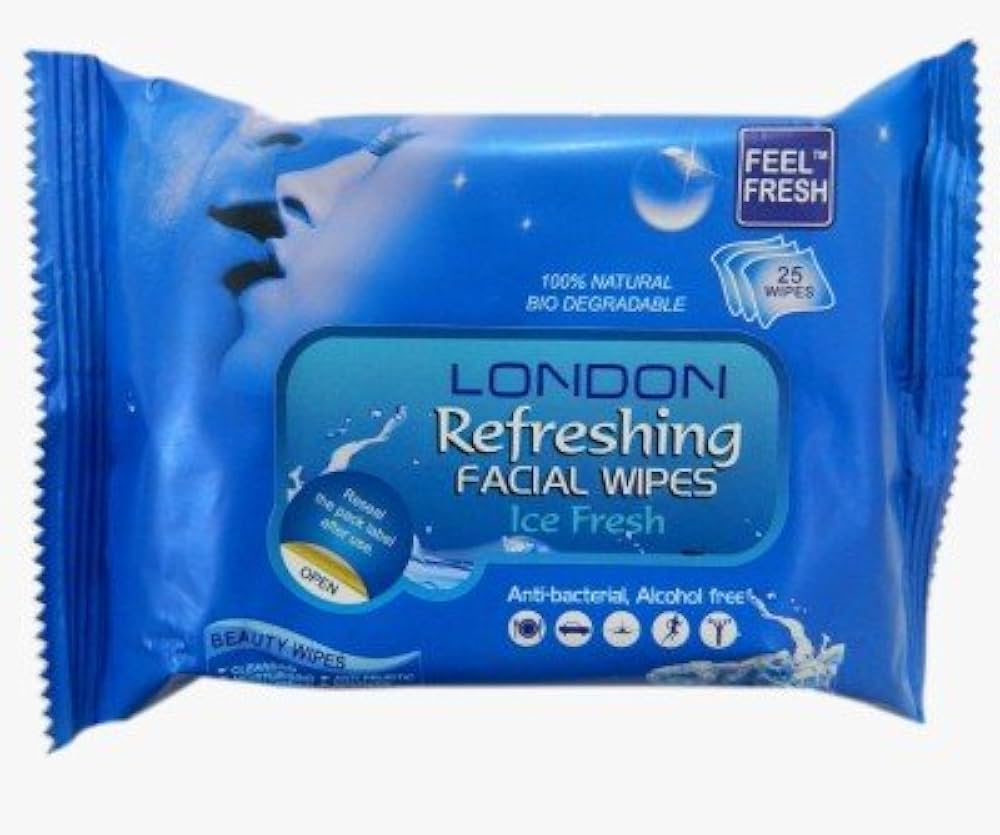 London Refreshing Facial Wipes Ice Fresh