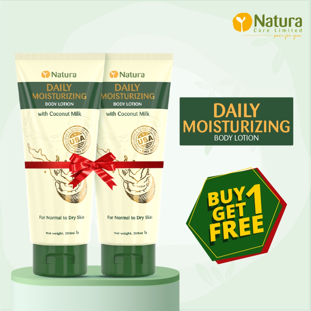 Natura Daily Moisturizing Body Lotion 200ml (Buy 1 Get 1)