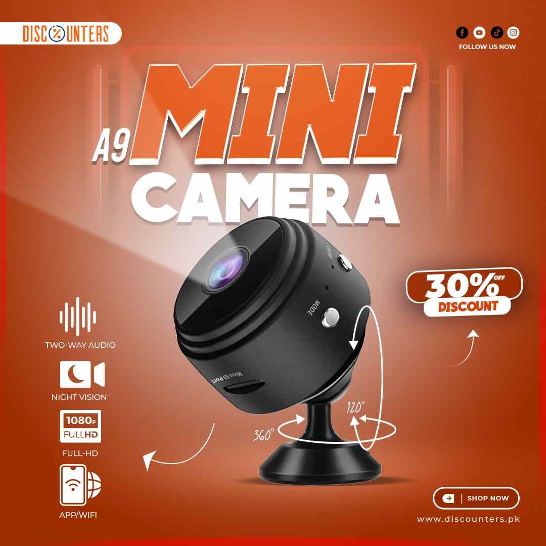 A9 Mini WiFi Camera 1080P Full HD Night Vision Wireless IP Camera