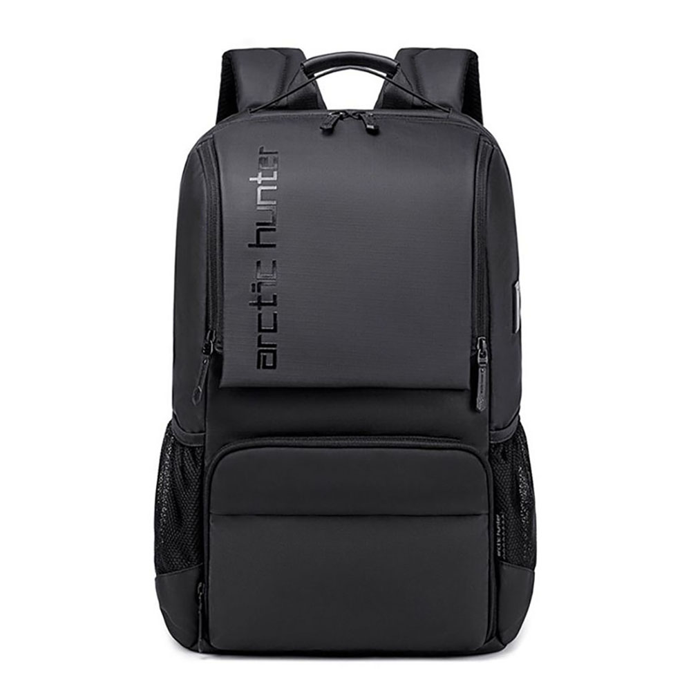 ARCTIC HUNTER B00532 WATERPROOF ANTI-THEFT HIGH QUALITY USB CHARGING TRAVEL BUSINESS LAPTOP BACKPACK (AH532) Black