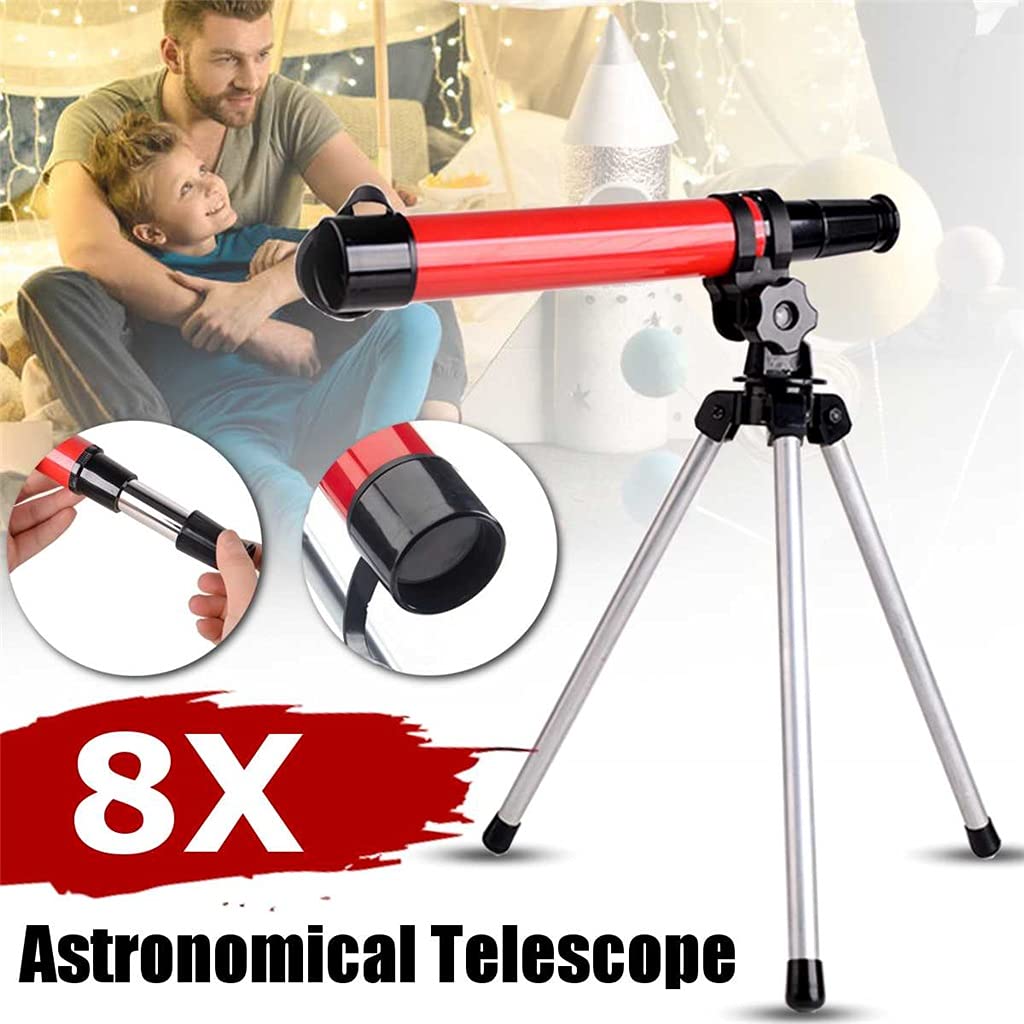 FLH - Kids Outdoor Monocular Natural view and Astronomical Portable Tripod Spotting Scope Children Kids Gift