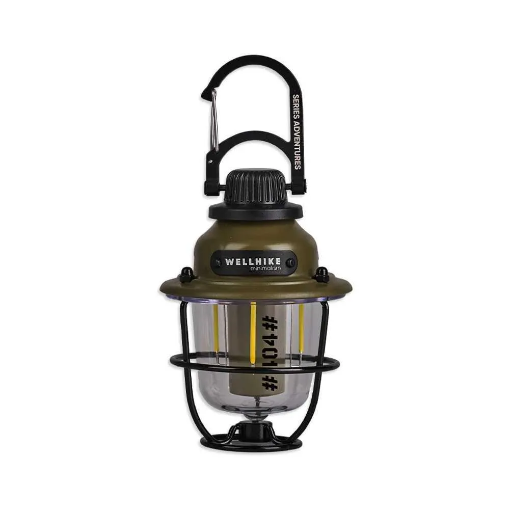 WELLHIKE Tent Lamp Rechargeable LED Camping Light Hanging Portable Lantern Stepless Dimming Outdoor Flashlight Decorative Light