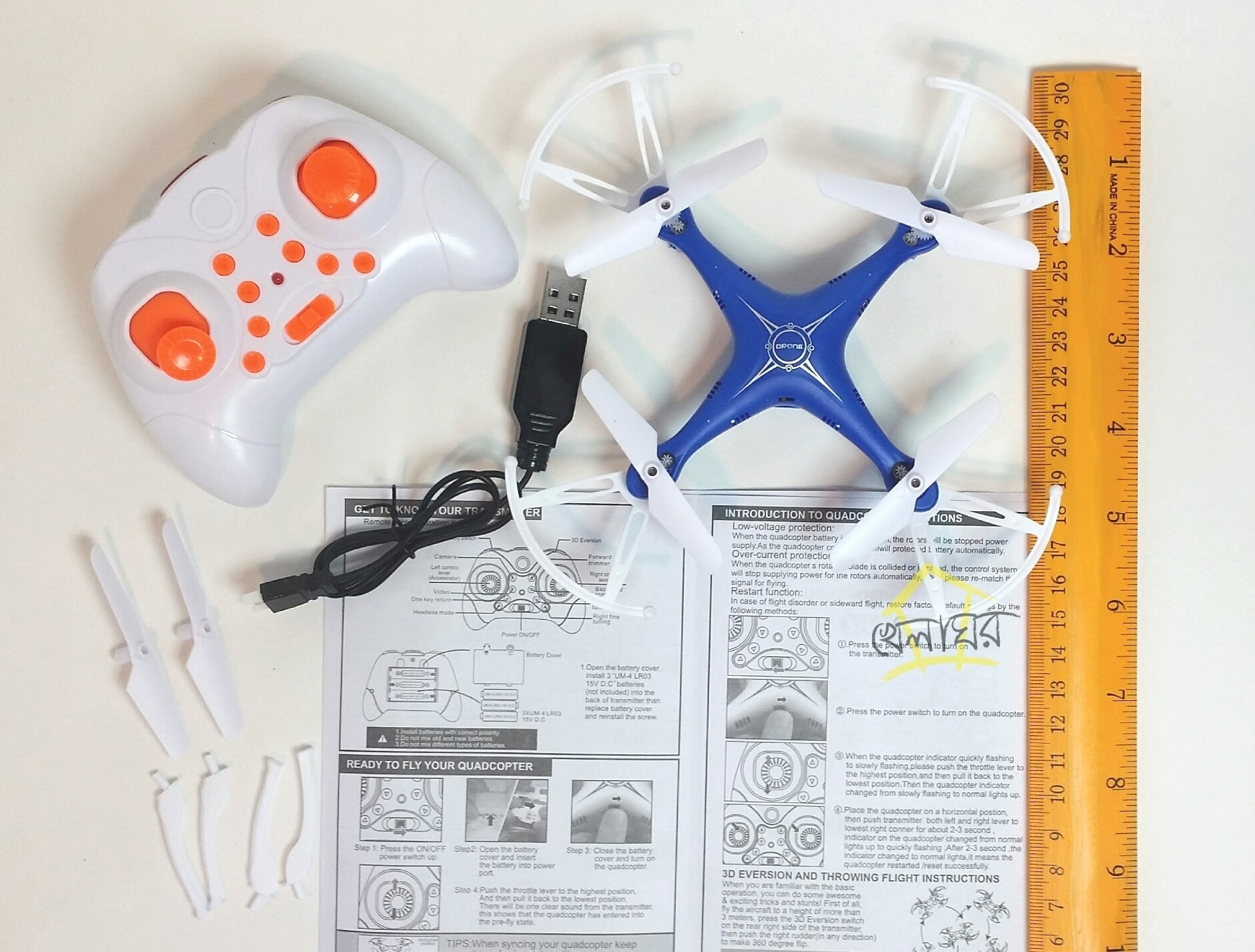 X13 6-CH 2.4 GHz Mini Quadcopter - dron