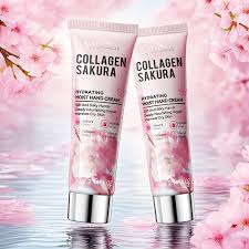 SADOER Sakura Collagen Moisturizing and Moisturizing Hand Cream- 60gm