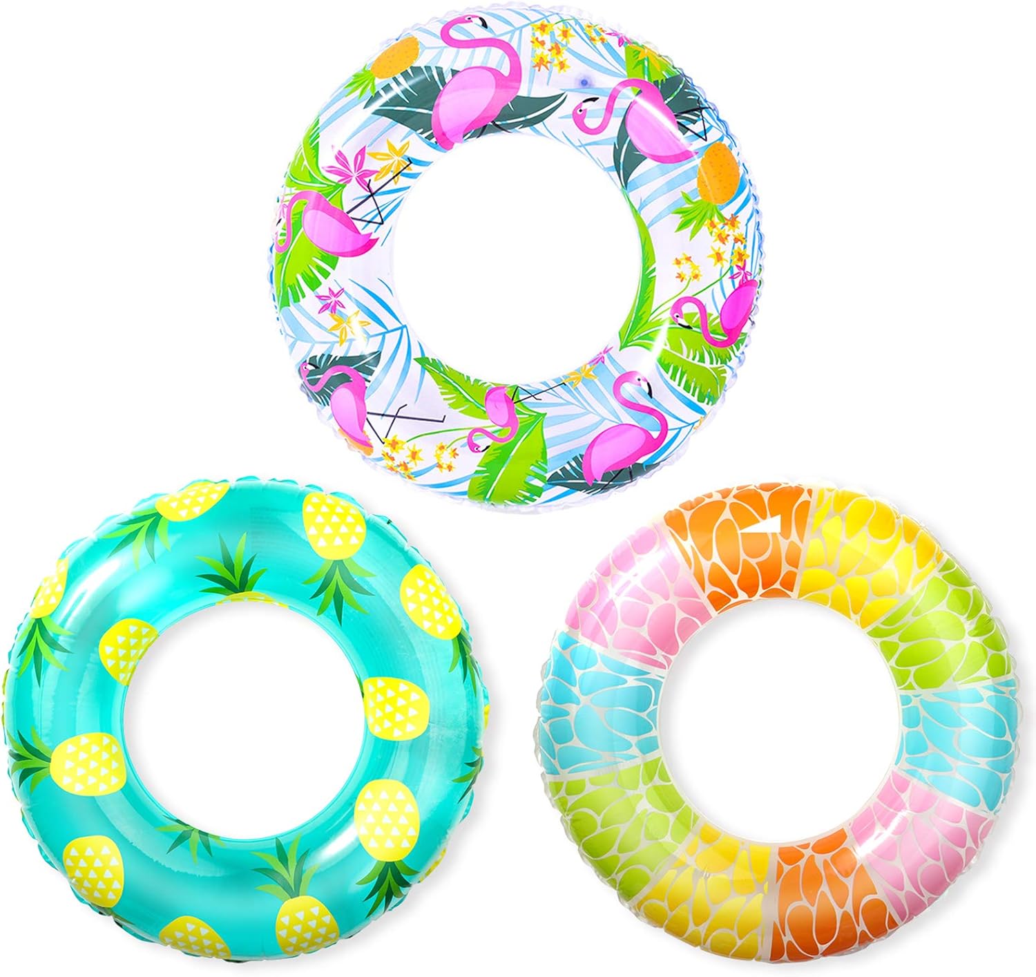 Inflatable Swim Rings Summer Pool Swimming Float Swim Tube Beach Toy For Kids Adults 76 cm intex brand