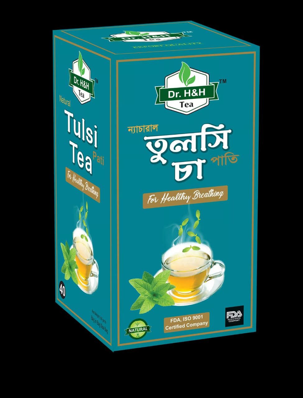 Dr. H&H Natural Tulsi Tea 40 Tea Bags