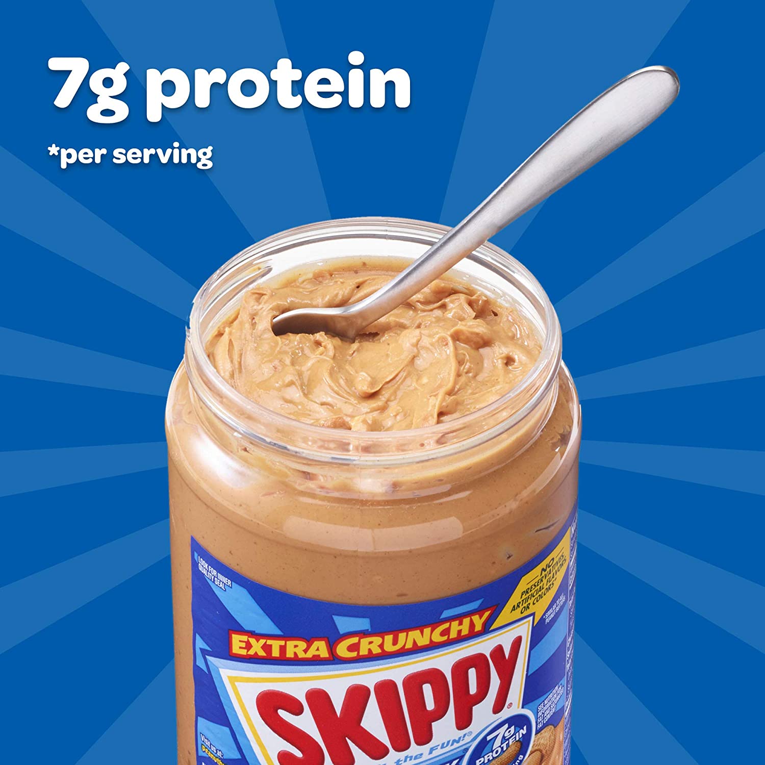 Skippy Peanut Butter Extra Crunchy- 462gm (Usa)