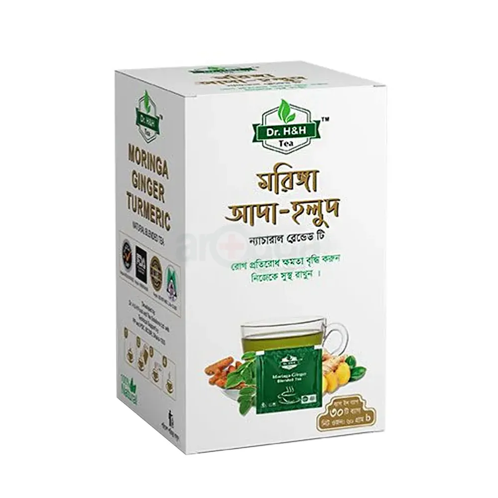 Dr. H&H Moringa Tea - 30 Tea Bags 60Gm - Green Tea