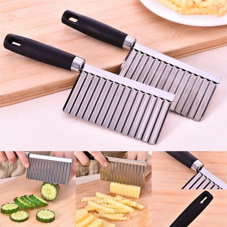 Potato Wavy Slicing Cutter French Fries Cutter Vegetable
