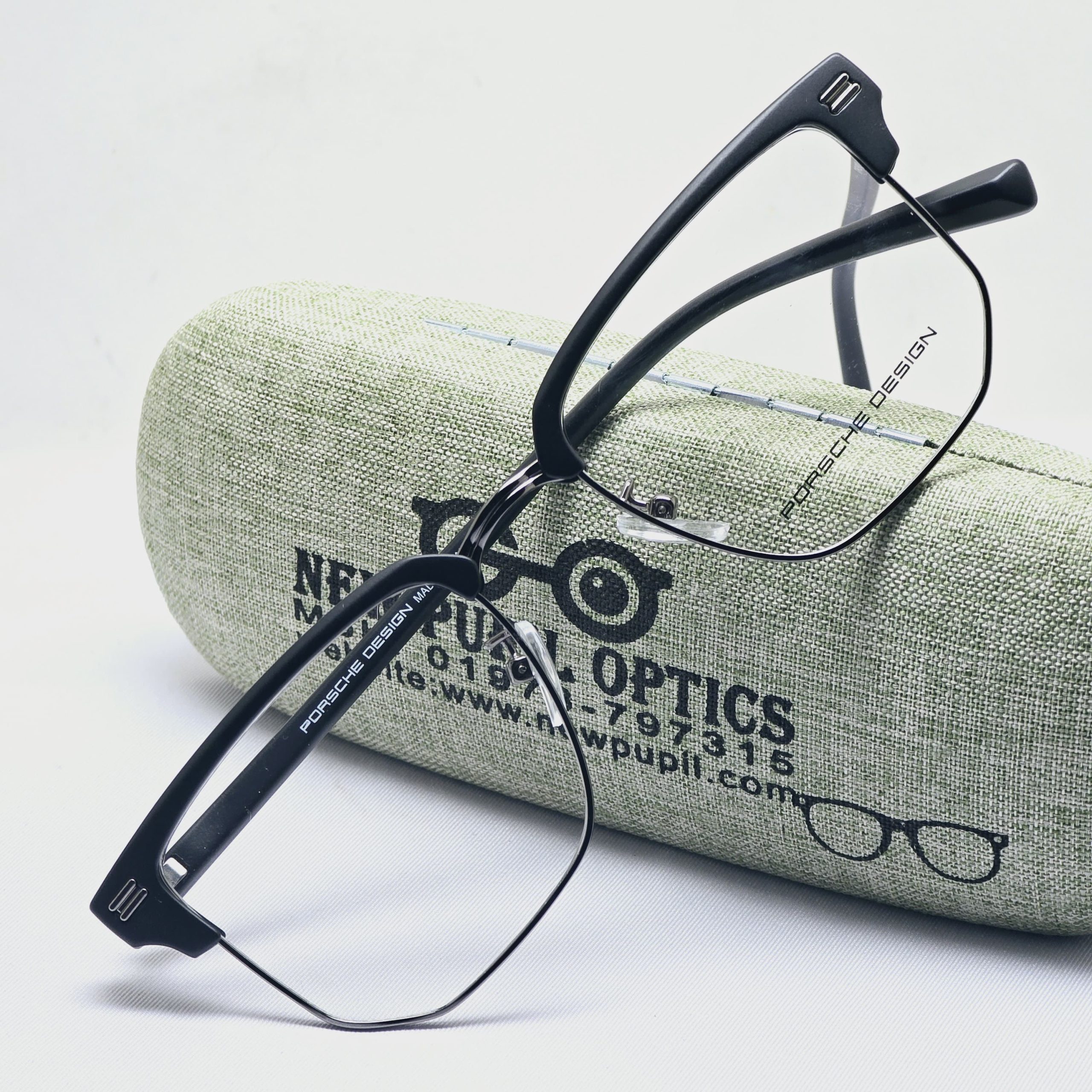 Porsche Design Metal Carbon Mixed Eyeware Frame For Unisex