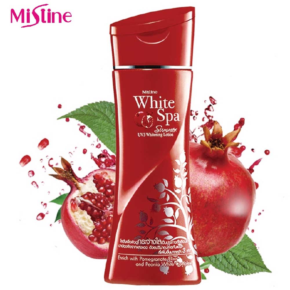 White spa whitening lotion