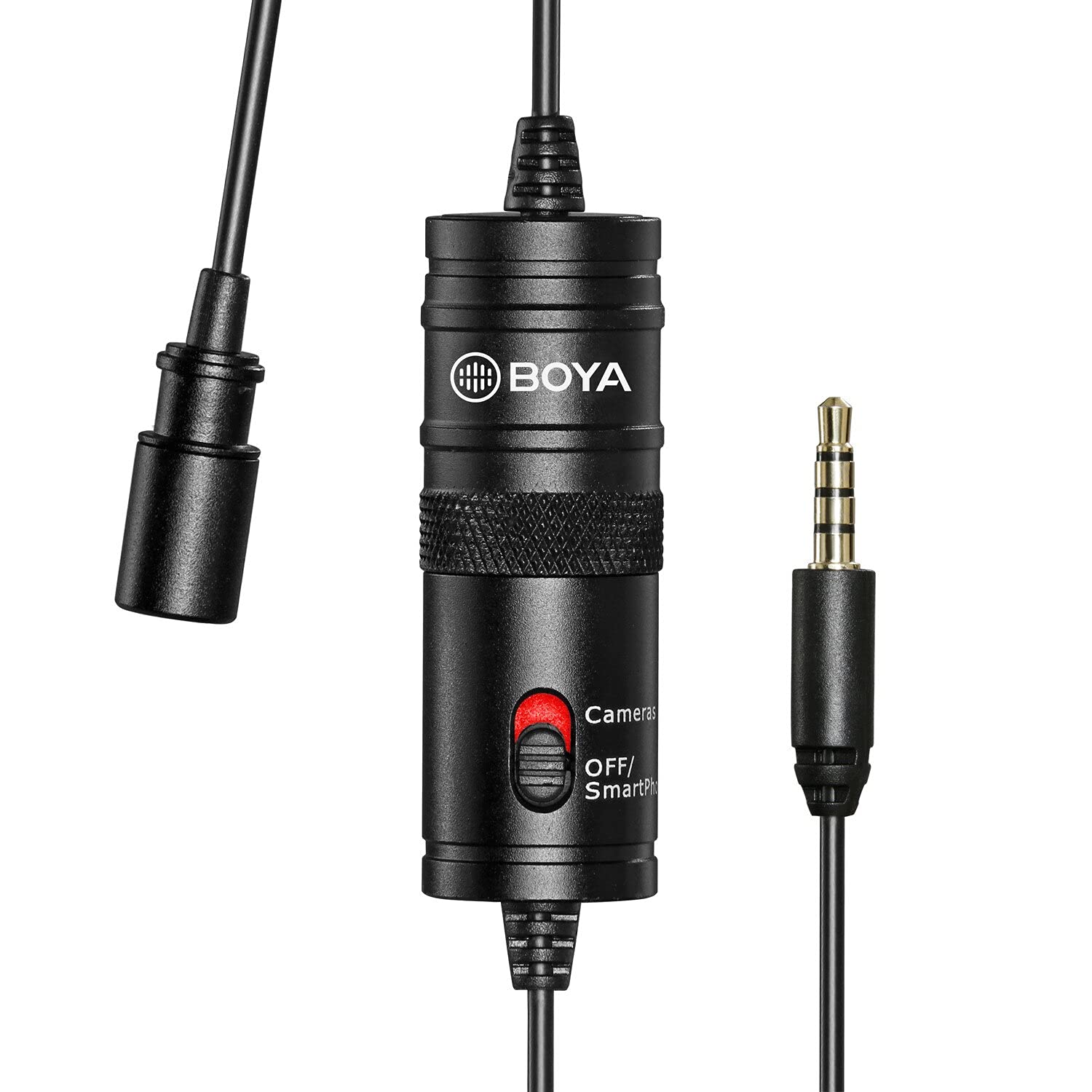 BOYA BY-M1 Lavalier Microphone Wired Clip On Mic for Camera and Smartphone Recording