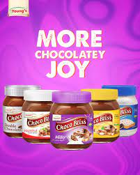 YOUNGS CHOCO BLISS PEANUT COCOA SPREAD- 180g(Pakistan’s)