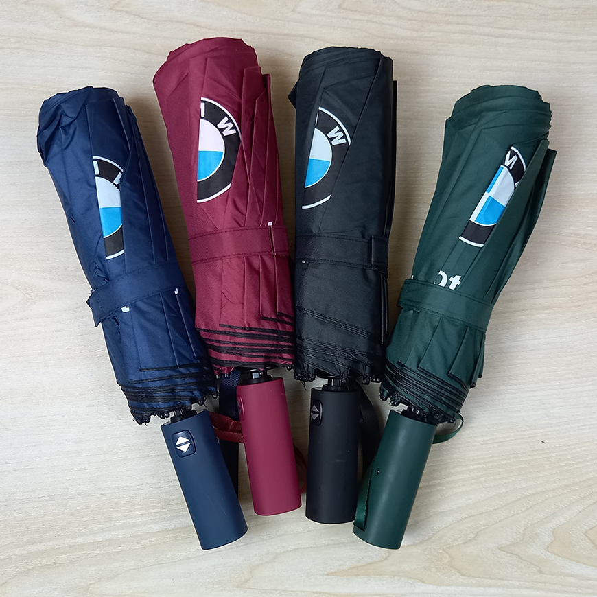 Original BMW motorsports 12 rib auto open & close umbrella 100% waterproof