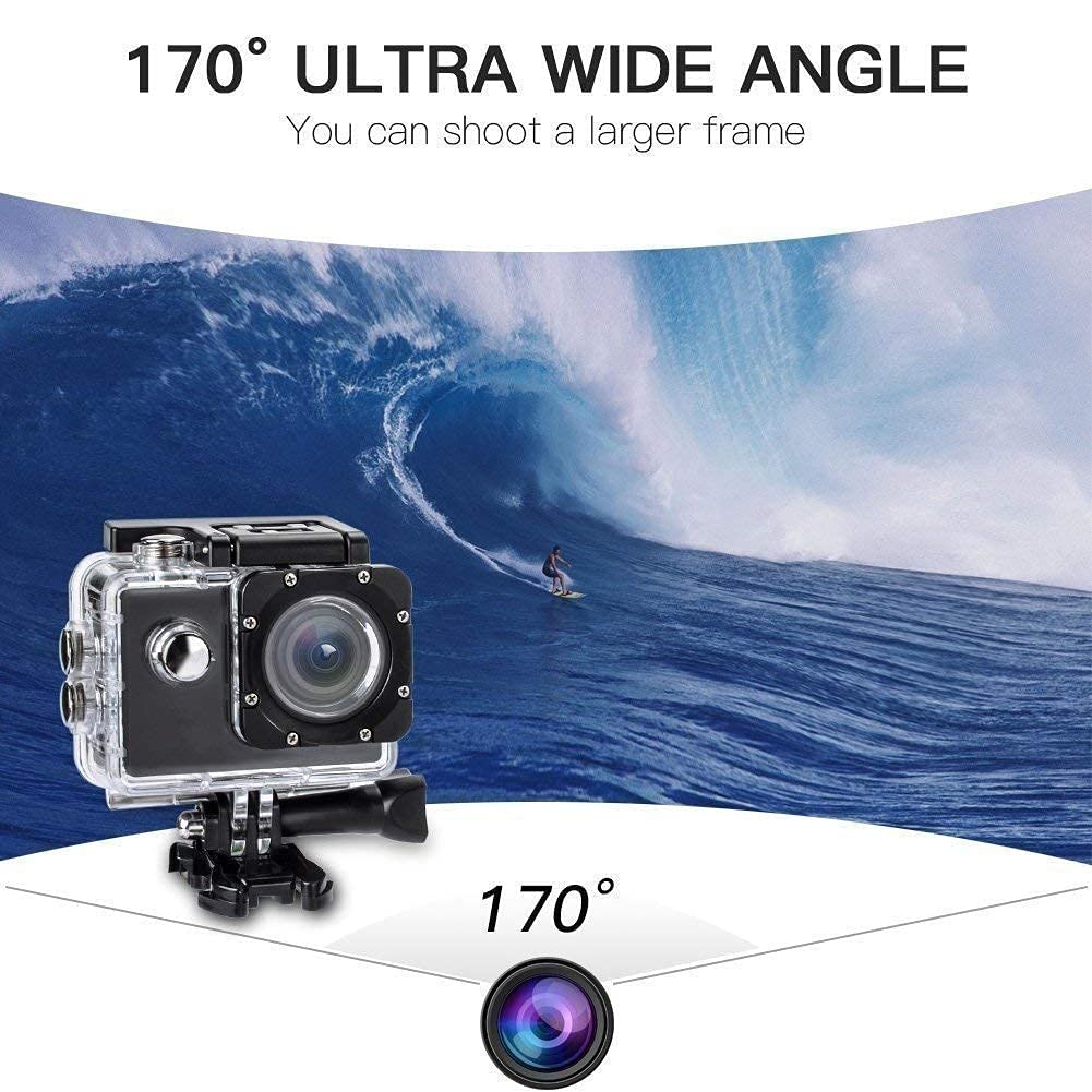 Full HD 1080p Sport Action Cam 30m Waterproof Gopro Action Camera