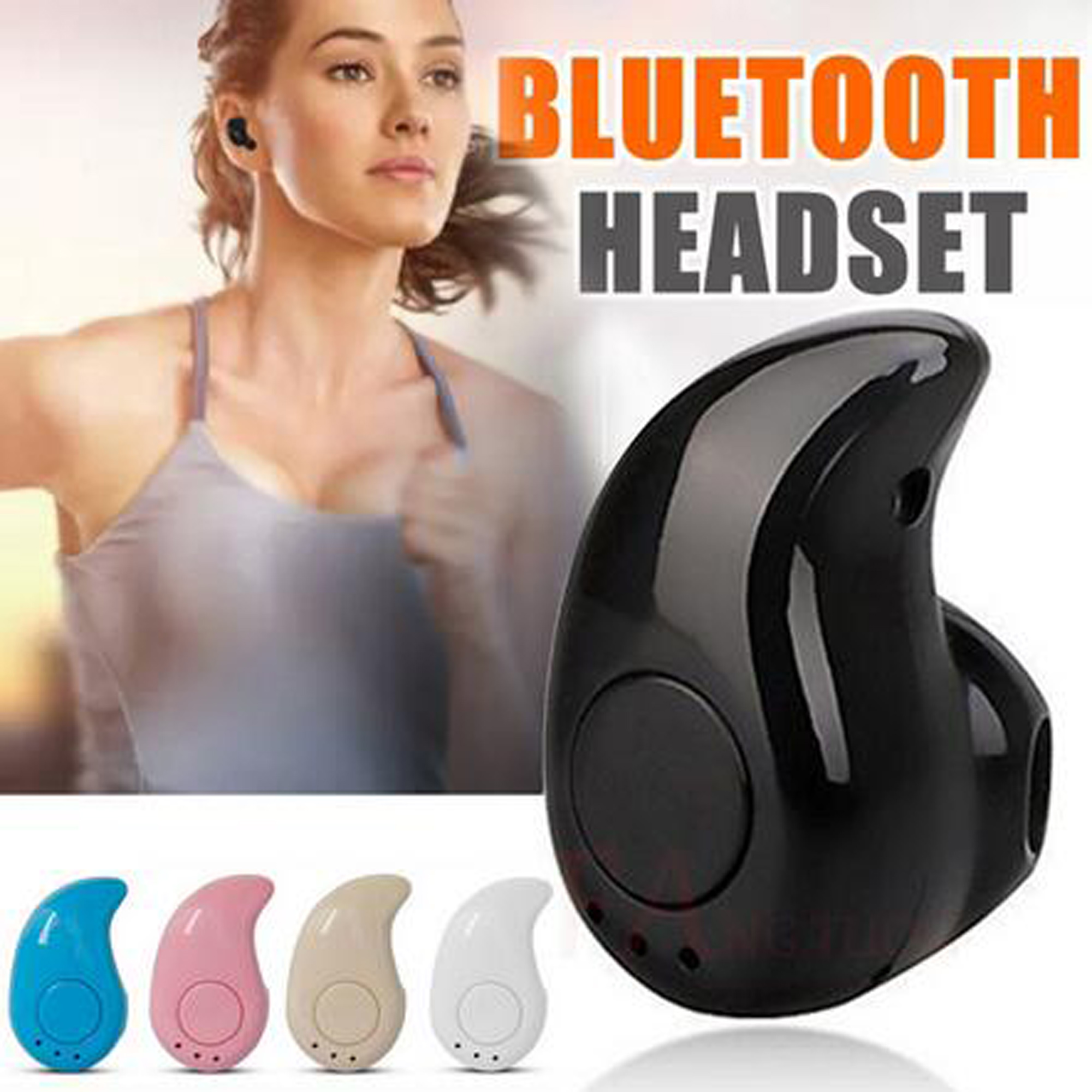 S530 Mini Bluetooth Wireless Earphones - Black - Earphone - Bluetooth Headphone - Bluetooth Headphone