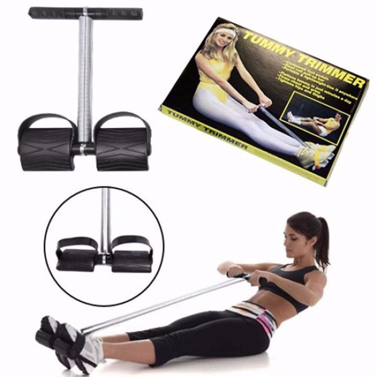 Tummy Trimmer Double Spring Tummy Trimmer / Fitness Tummy Trimmer/abs Tummy Trimmer/abs Exerciser Tummy Trimmer/Multipurpose Fitness Equipment for Men and Women