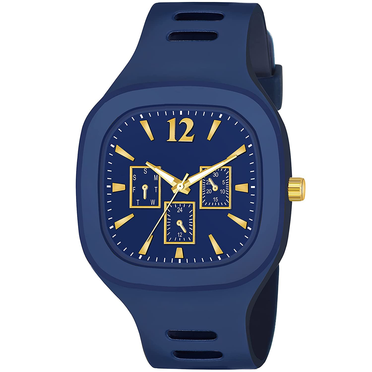 New Silicon Analogue Fashionable Watch For Men - Watch - Watch For Men - Watch - Watch For Men - Watch - ঘড়ি - Watch For Men