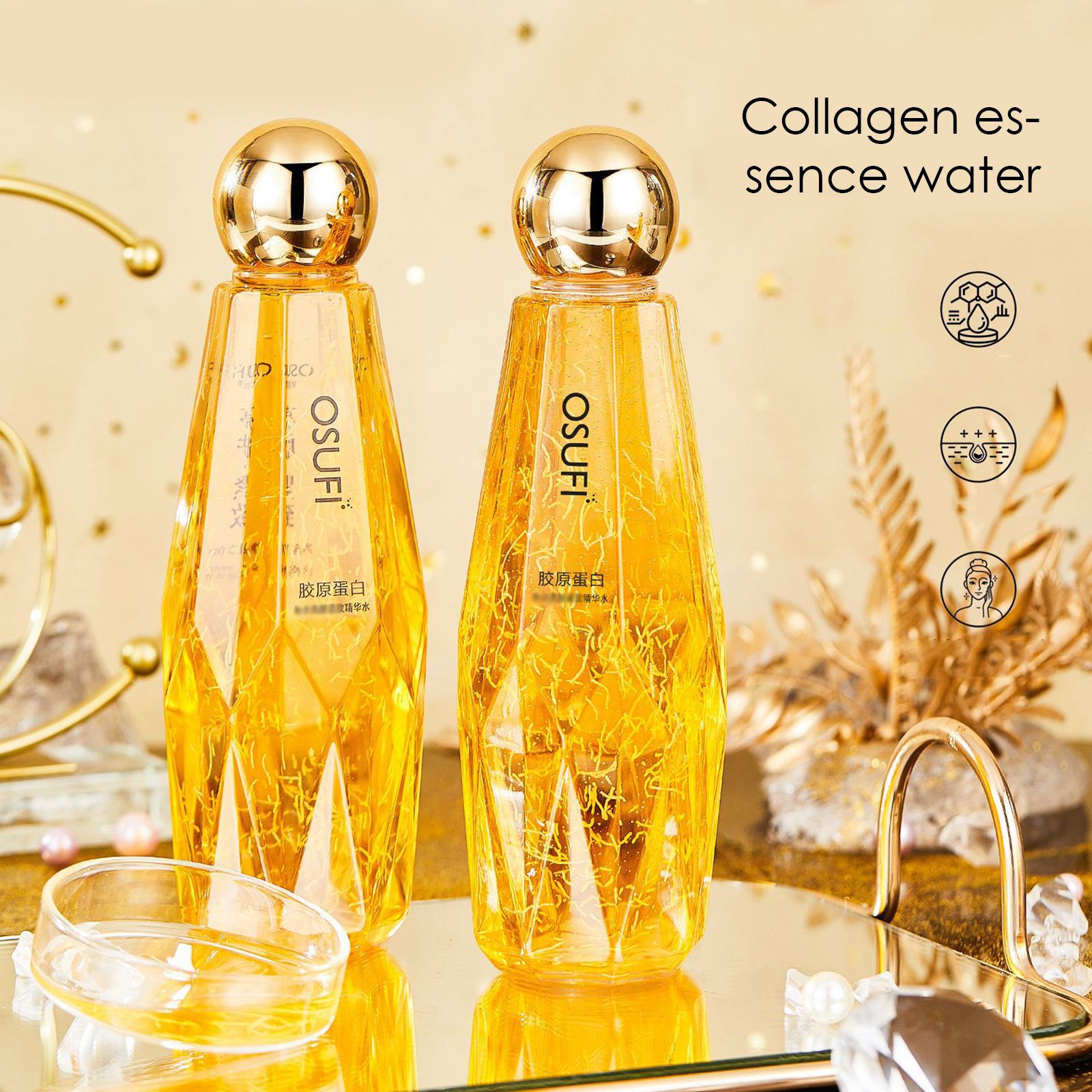 Authentic OSUFI Collagen Face Serum Anti Aging Moisturizing Brightening Badsha Serum - OSUFI King Serum 300ml