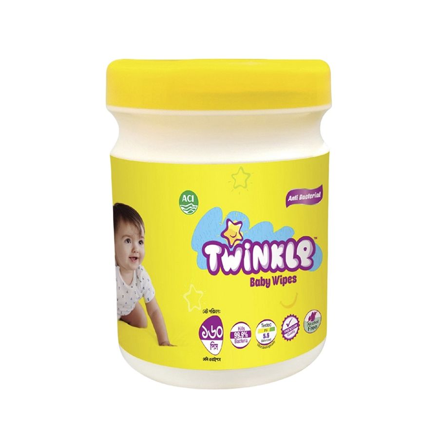 Twinkle Baby Wipes - 120pcs (Jar)