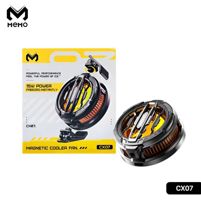 Hot 2025 New Year CX07/DLO5 Phone Cooler Mi Mo MEMO Semiconductor Ice-Free Magnetic Back Clip 2-in-1