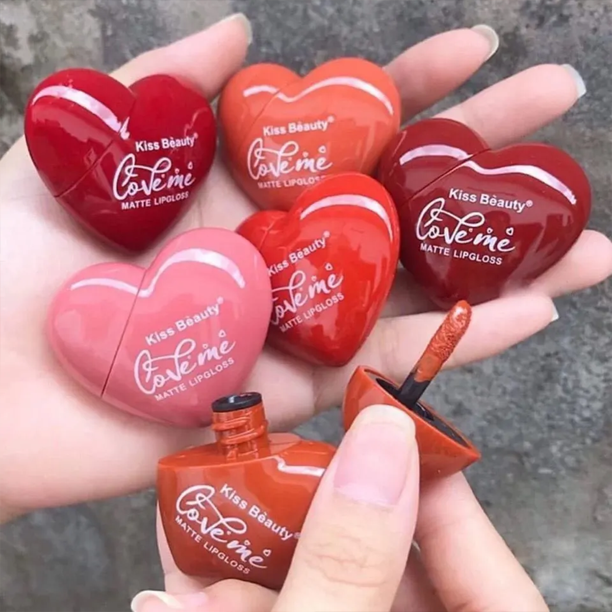 Kiss Beauty Love Me Matte Lip Gloss ( 1Pcs,2Pcs & 3Pcs)