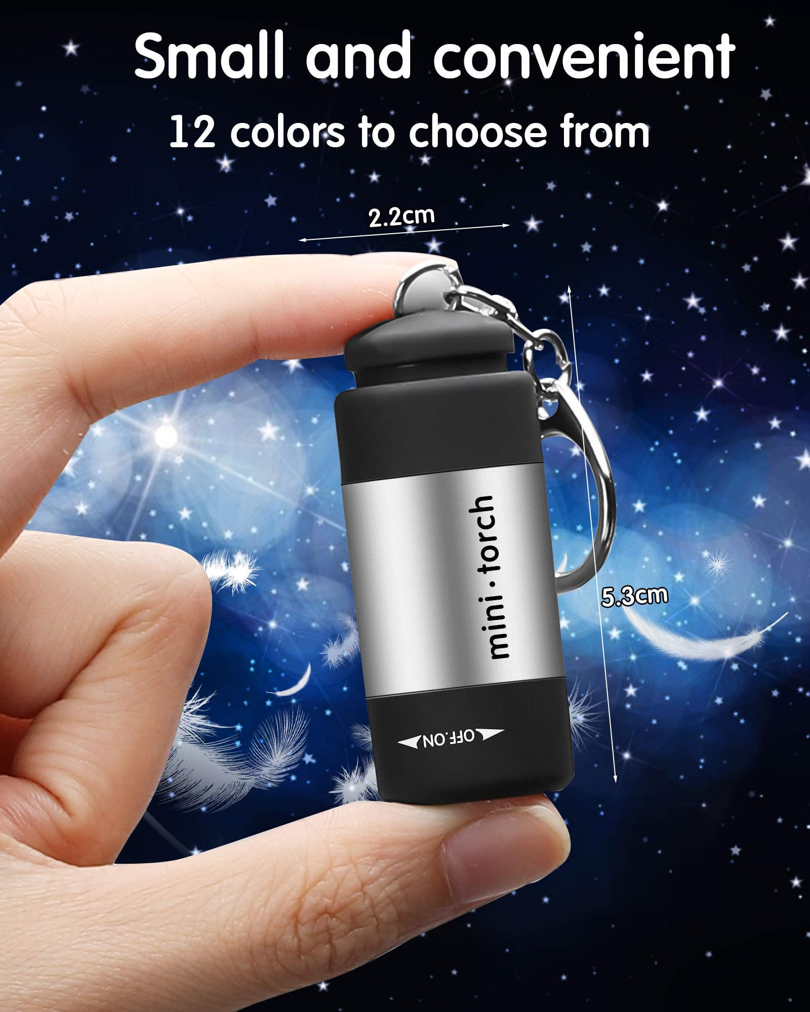 Mini Keychain Pocket Torch USB Rechargeable LED Flashlight Portable Emergency Lamp Waterproof Keyring Torch for Hiking Camping