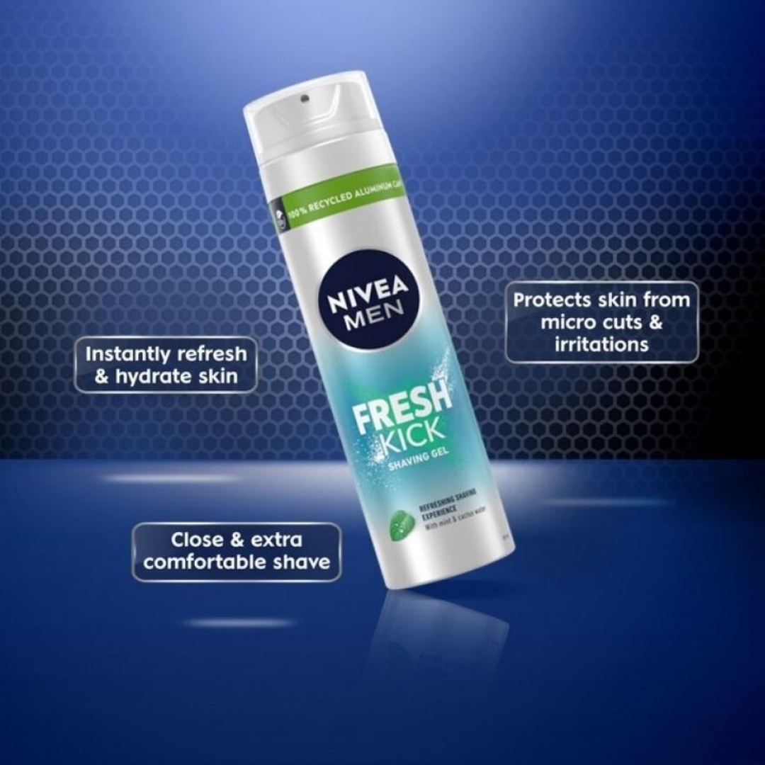 Nivea Men Shaving foaml Fresh Kick 200 ml